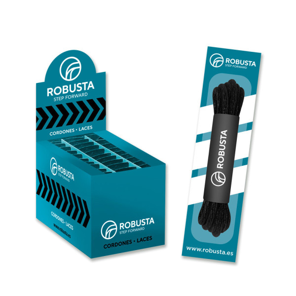 Pack 30 Pares Cordon Negro 100 Cm